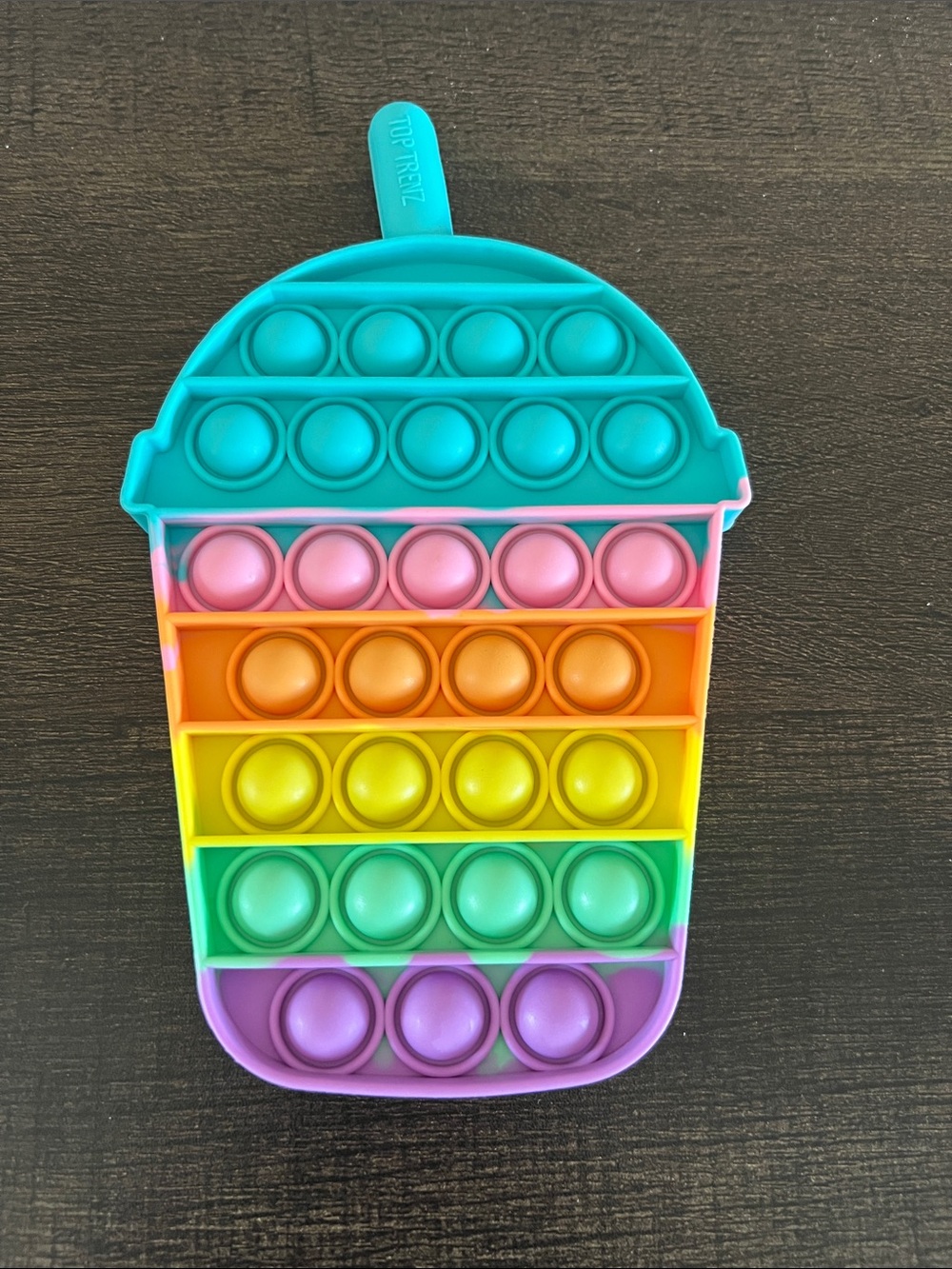 Pop-It Fidget Toy – Multicolor Silicone Sensory Toy